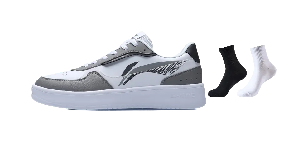 Li Ning Duda Men's Skateboard Shoes - Slip Resistant, Abrasion Resistant, Lightweight, Breathable, Height Increasing Low Top - Image 4