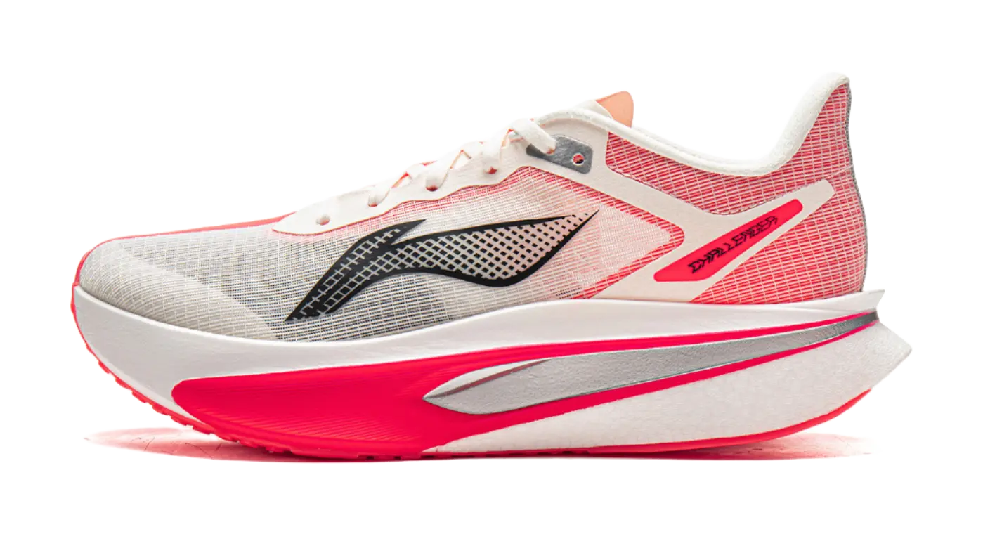 Li Ning Feidian 6 Challenger Men's Carbon Plate Running Shoes - Champagne White