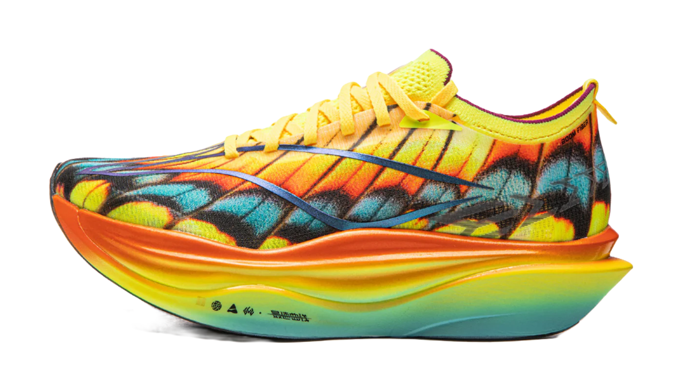 Li-Ning Feidian 6 Elite 'Butterfly' - Running Shoes Unisex Mango Yellow