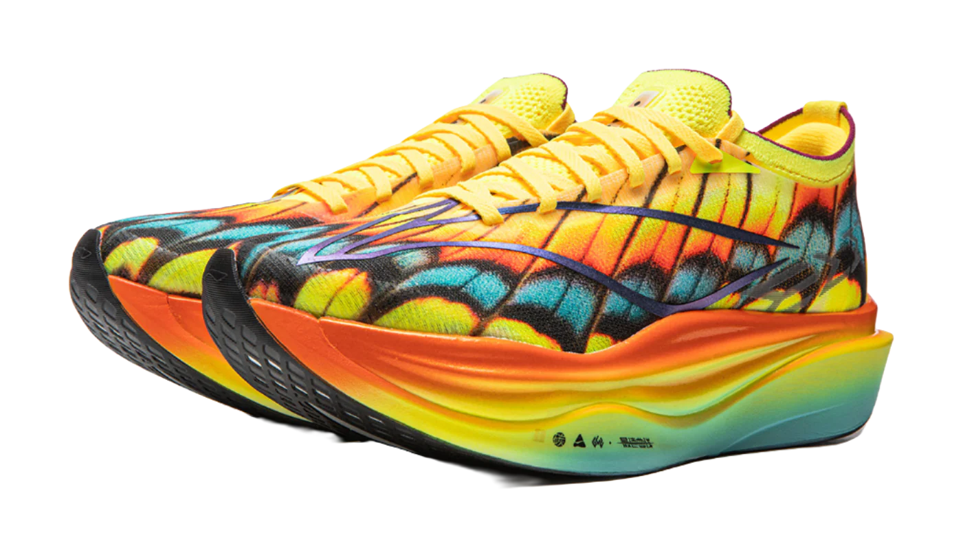 Li-Ning Feidian 6 Elite 'Butterfly' - Running Shoes Unisex Mango Yellow - Image 3