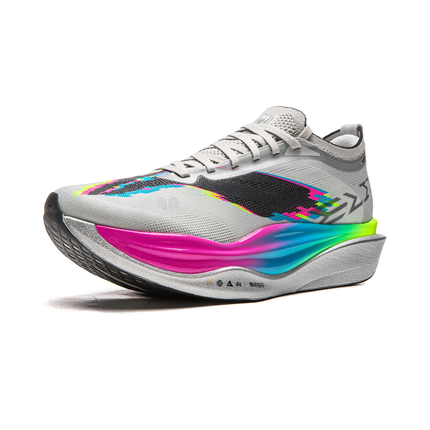 Li Ning Feidian 6 ELITE Cushioning Slip Resistant Abrasion Resistant Rebound Low top Carbon Plate Running Shoes Unisex - Image 3