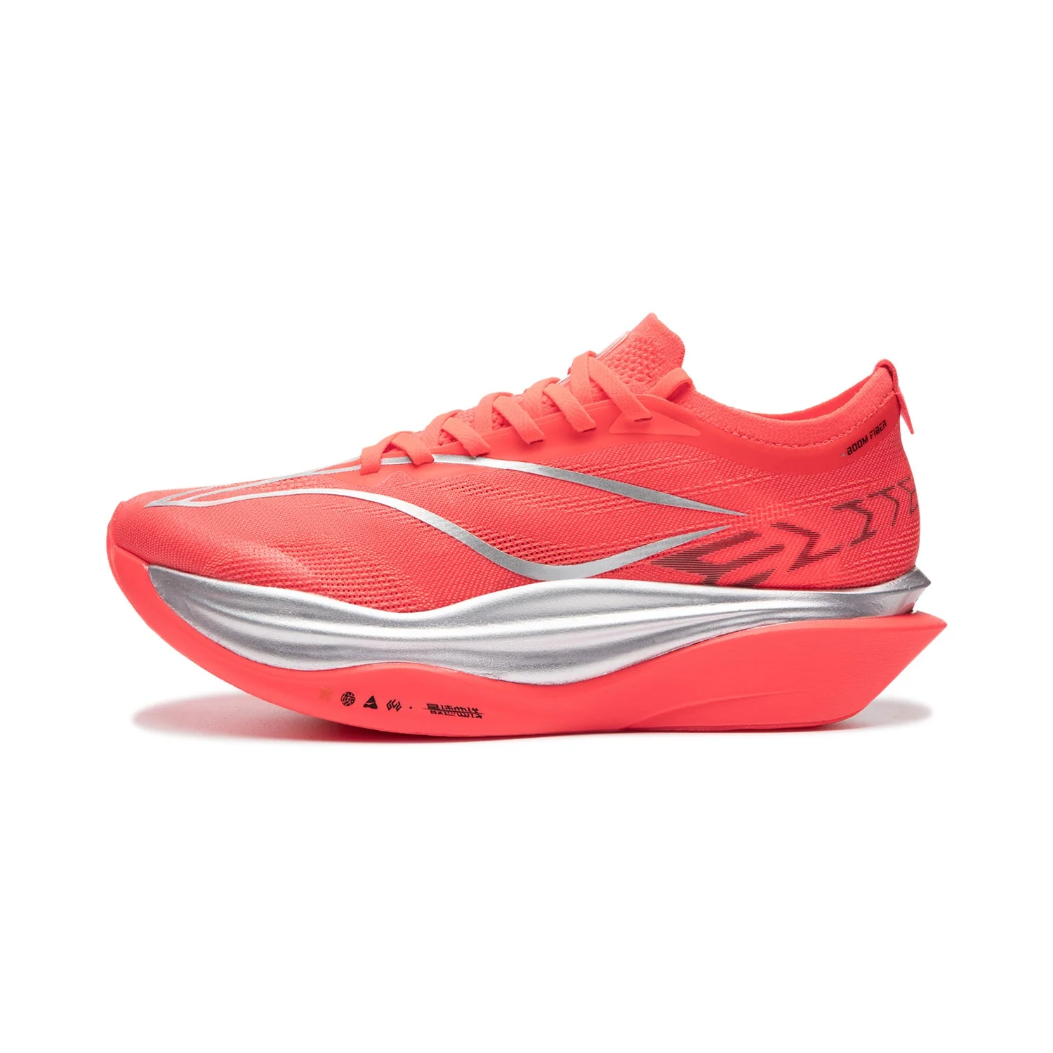 Li Ning Feidian 6 ELITE Cushioning Slip Resistant Abrasion Resistant Rebound Low top Carbon Plate Running Shoes Unisex