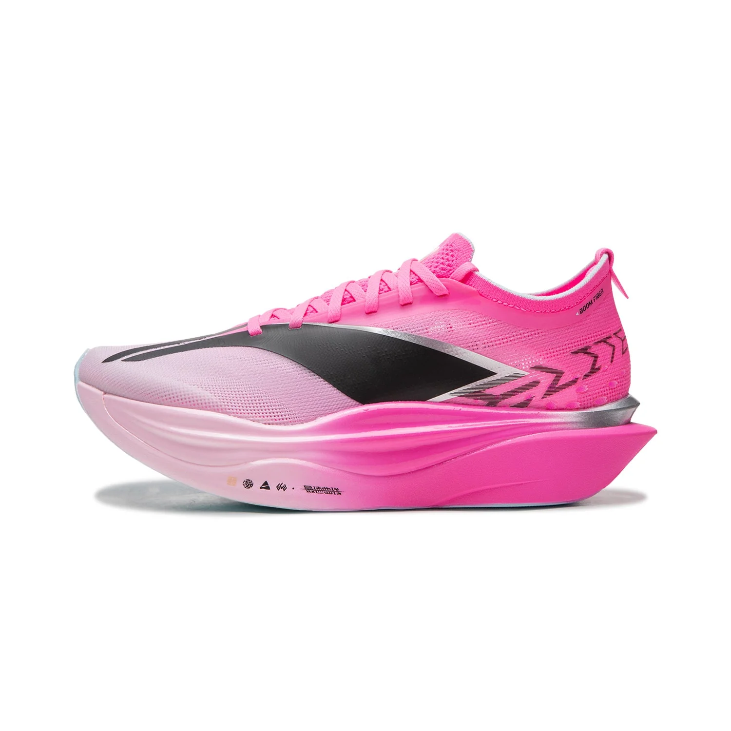 Li Ning Feidian 6 ELITE Cushioning Slip Resistant Abrasion Resistant Rebound Low top Carbon Plate Running Shoes Unisex