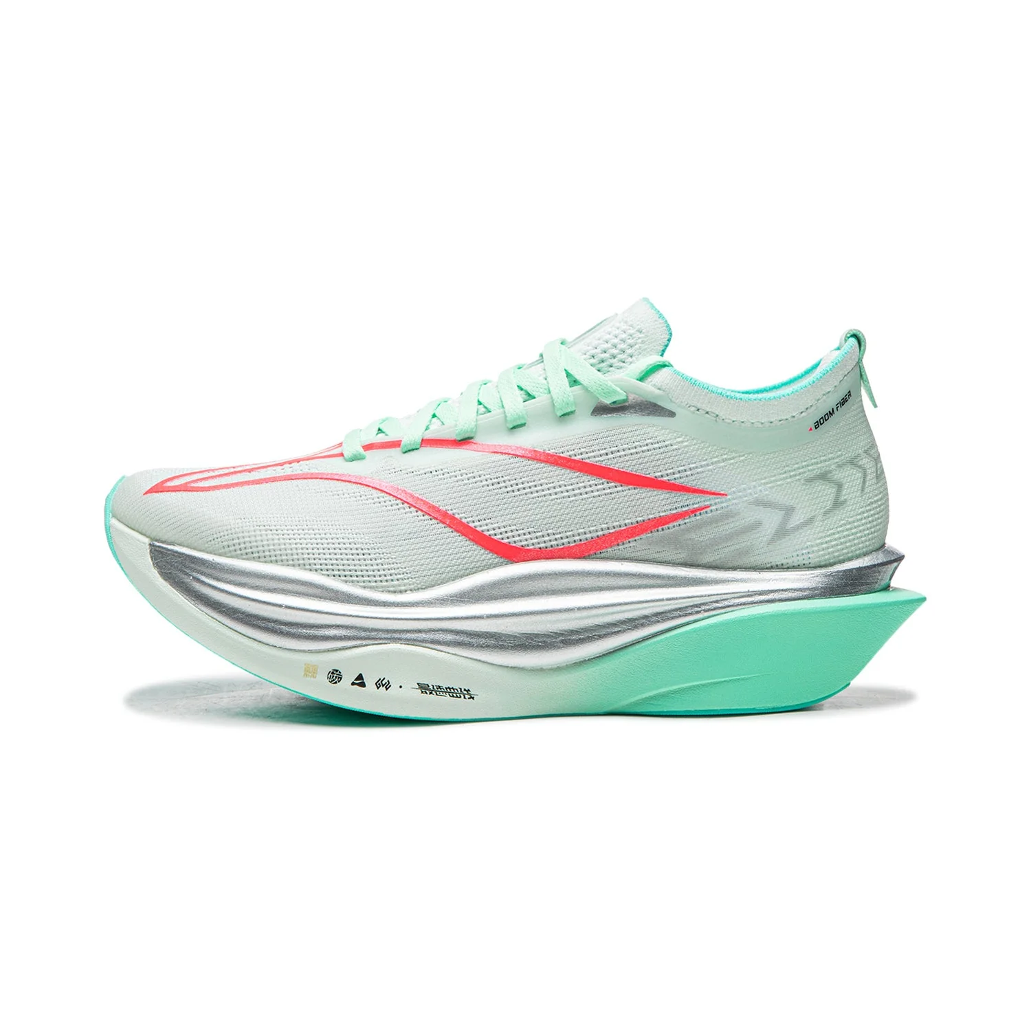 Li Ning Feidian 6 ELITE Cushioning Slip Resistant Abrasion Resistant Rebound Low top Carbon Plate Running Shoes Unisex