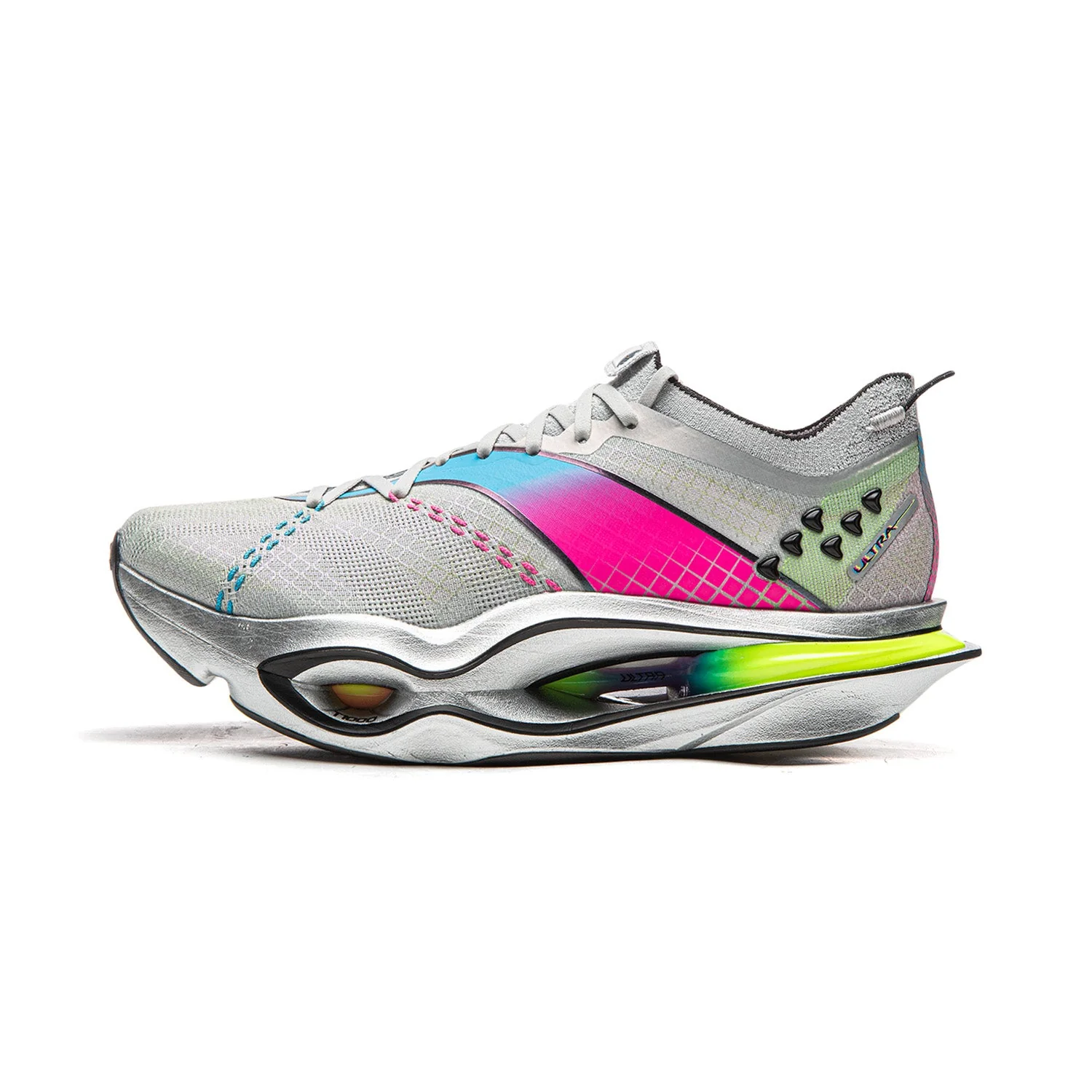 Li Ning Feidian 6 ULTRA Cushioning Slip Resistant Abrasion Resistant Low top Carbon Plate Running Shoes Unisex