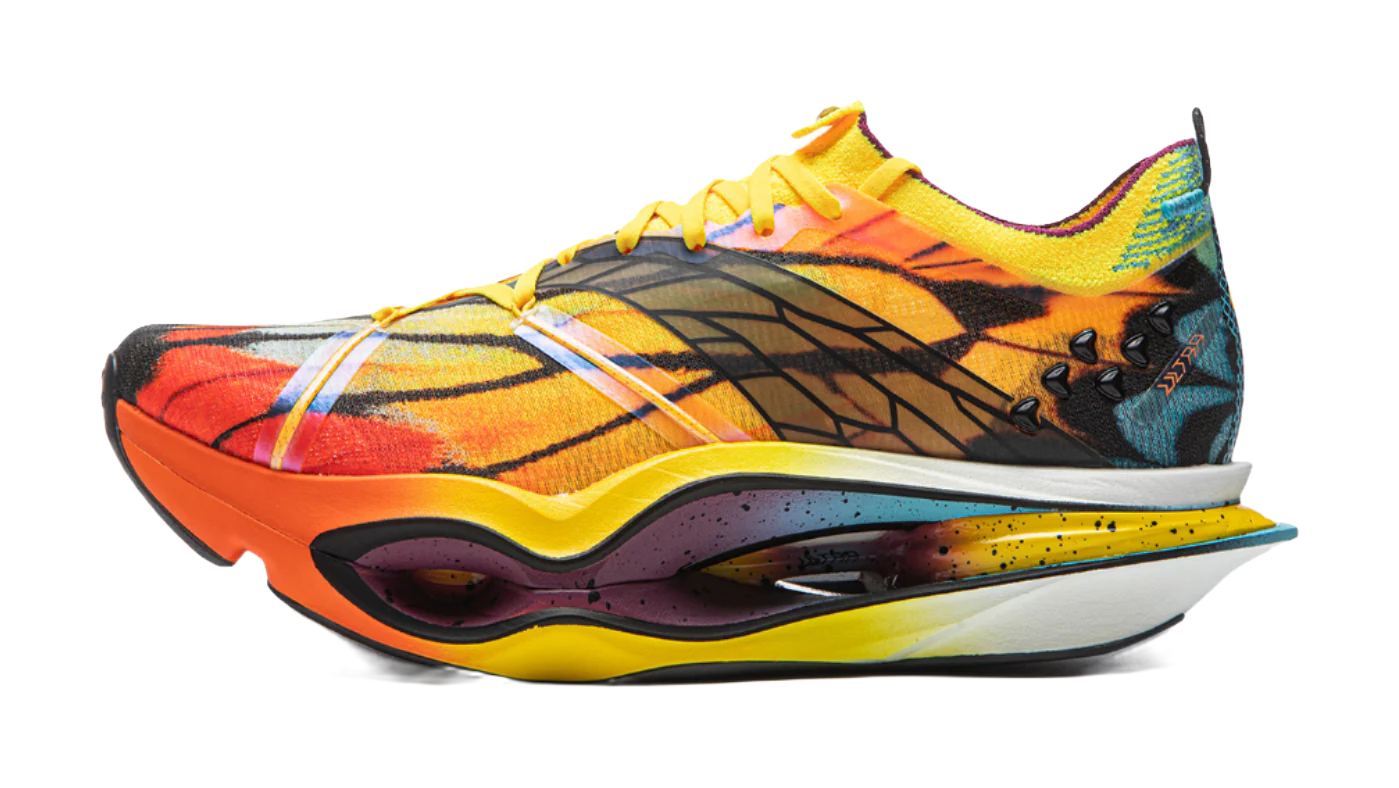 Li-Ning Feidian 6 ULTRA 'Butterfly' - Running Shoes Unisex Mango Yellow