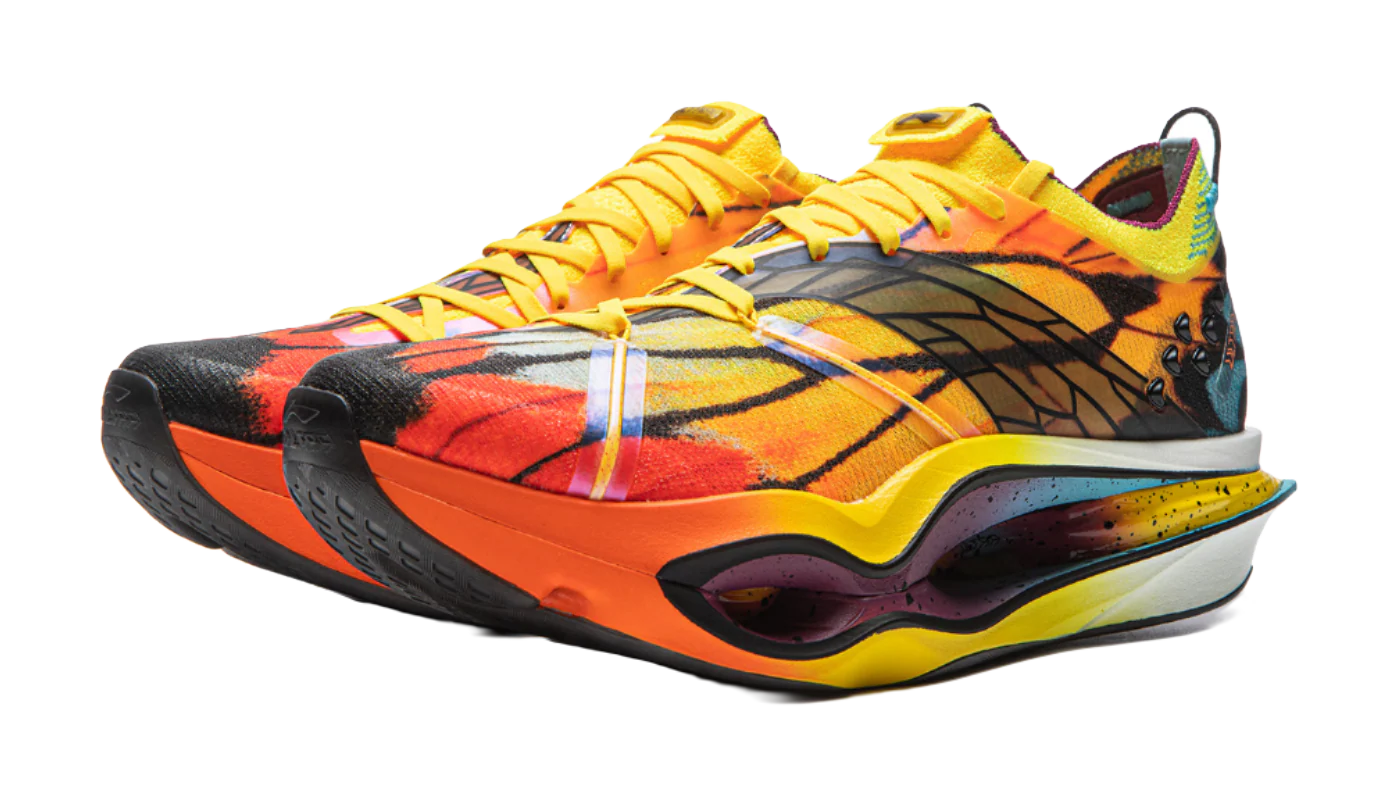 Li-Ning Feidian 6 ULTRA 'Butterfly' - Running Shoes Unisex Mango Yellow - Image 3