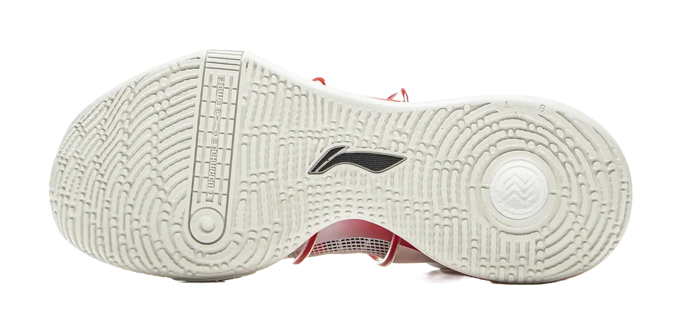 Li-Ning Speed 8 Men's Basketball Shoes - Light Foam, Anti-Slip, Wear-Resistant White/Red - Image 7