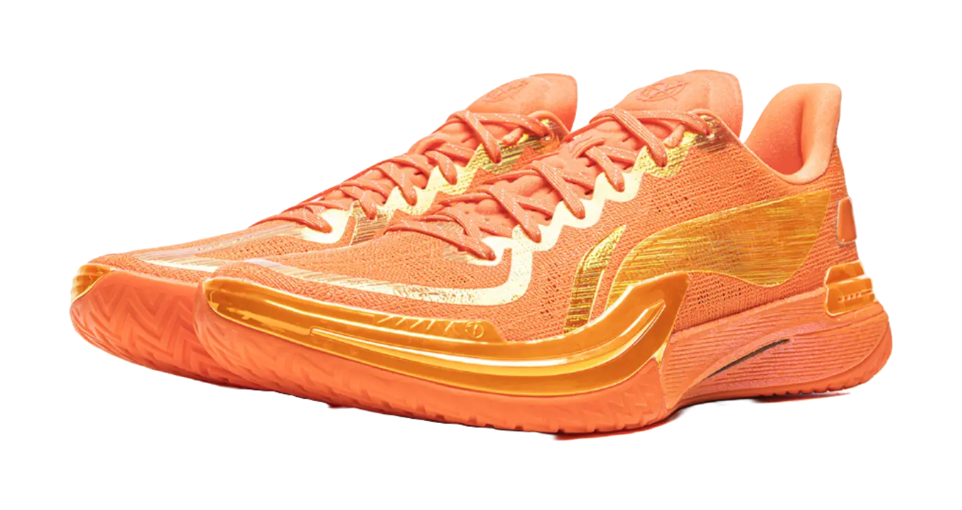 Li-Ning Gamma 1 "Crimson Moon" - Low Top Basketball Shoes Men's Carrot Orange - Image 3