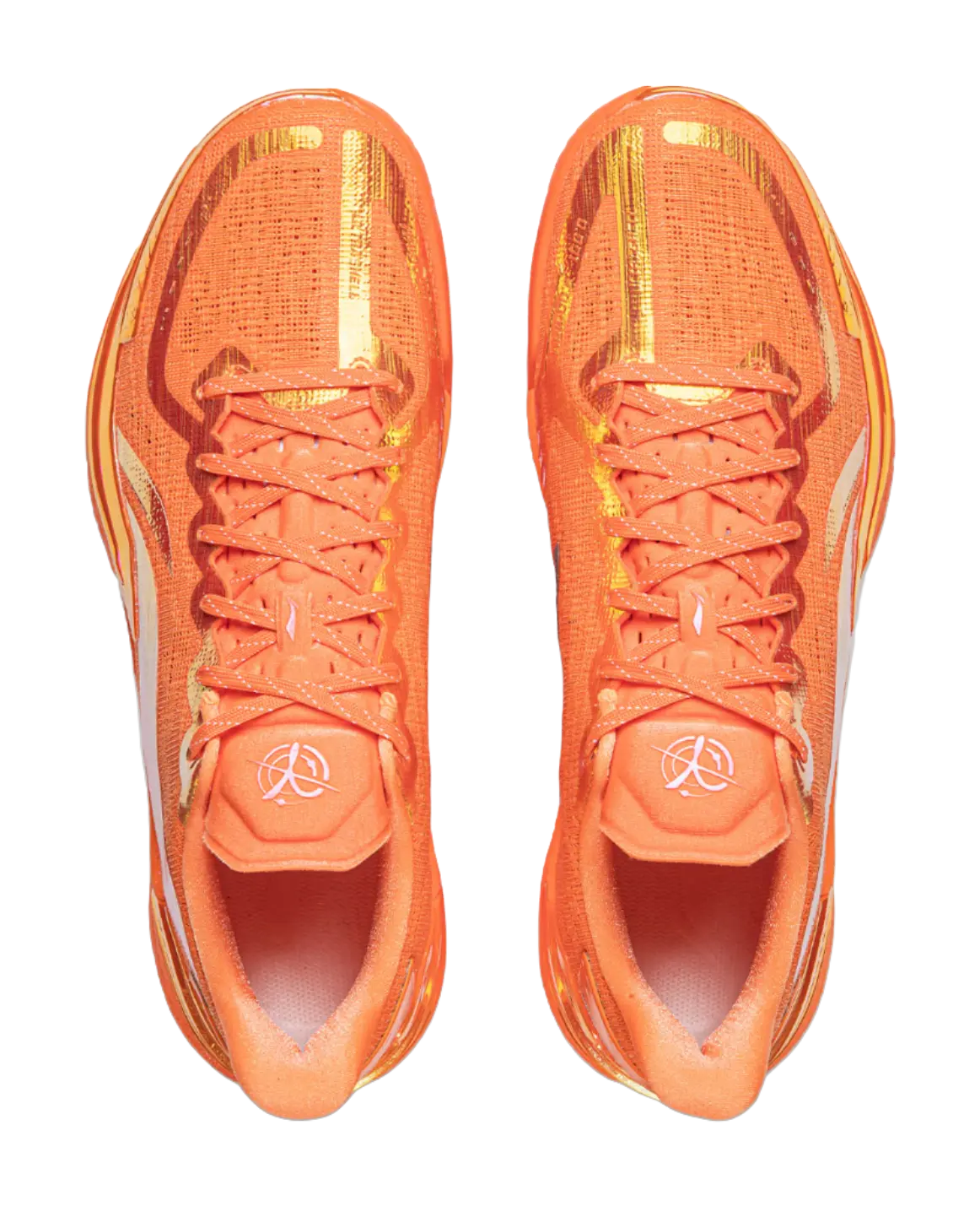 Li-Ning Gamma 1 "Crimson Moon" - Low Top Basketball Shoes Men's Carrot Orange - Image 4