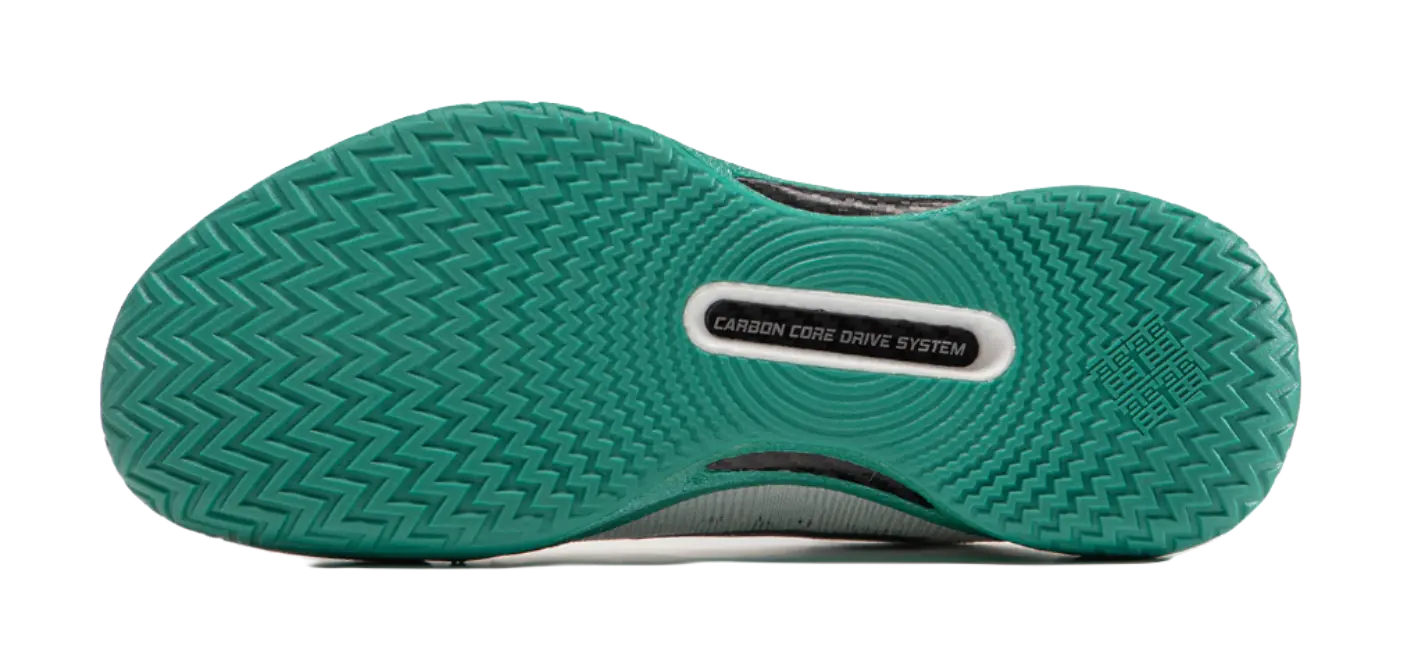 Li Ning Gamma Men's Basketball Shoes Low Top White/Green - Image 8