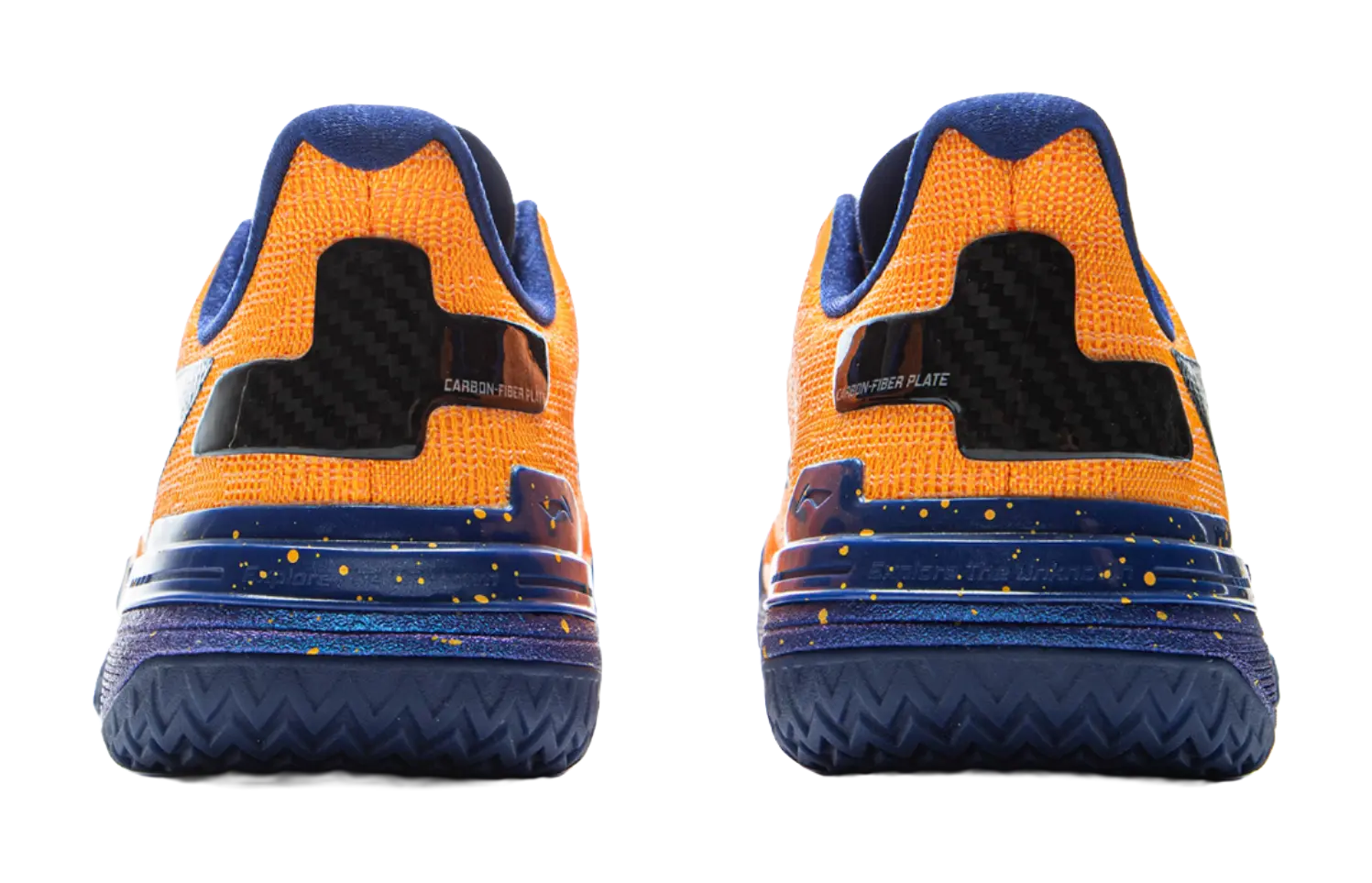 Li-Ning Gamma Men's Basketball Shoes - Cushioning, Slip & Abrasion Resistant, Orange - Image 7