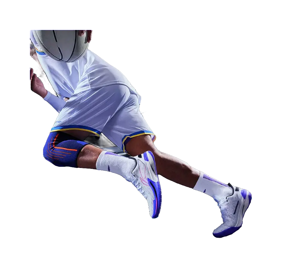 Li-Ning Gamma 1 Men's Basketball Shoes - White/Purple - Image 3