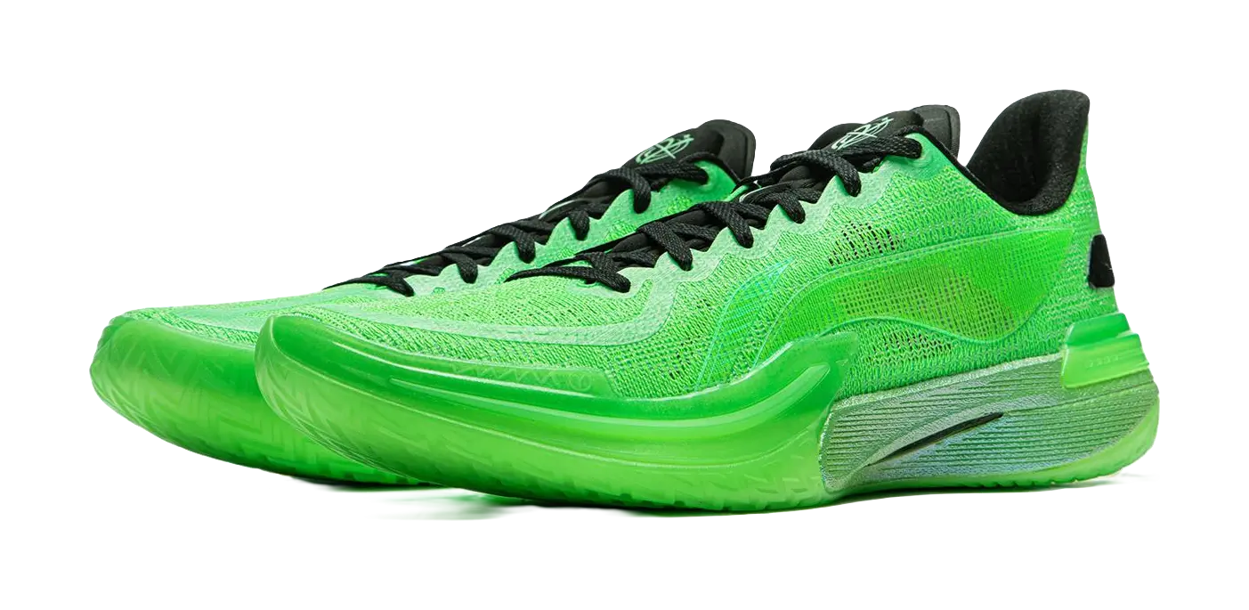 Li Ning Gamma 1 Men's Basketball Shoes - Low Top Green - Image 4