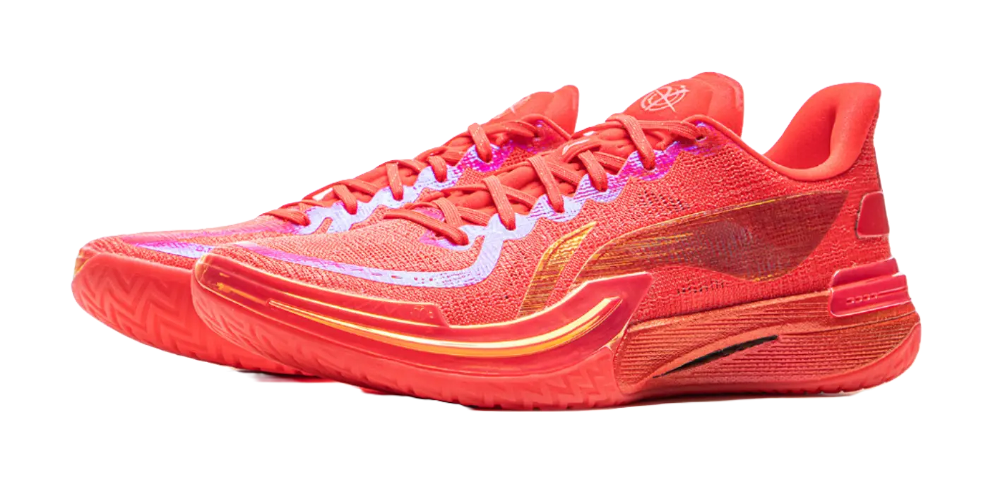 Li-Ning Men's Basketball Shoes Red Sprite | Lightweight Cushioning, Anti-Slip, Wear-Resistant - Image 4