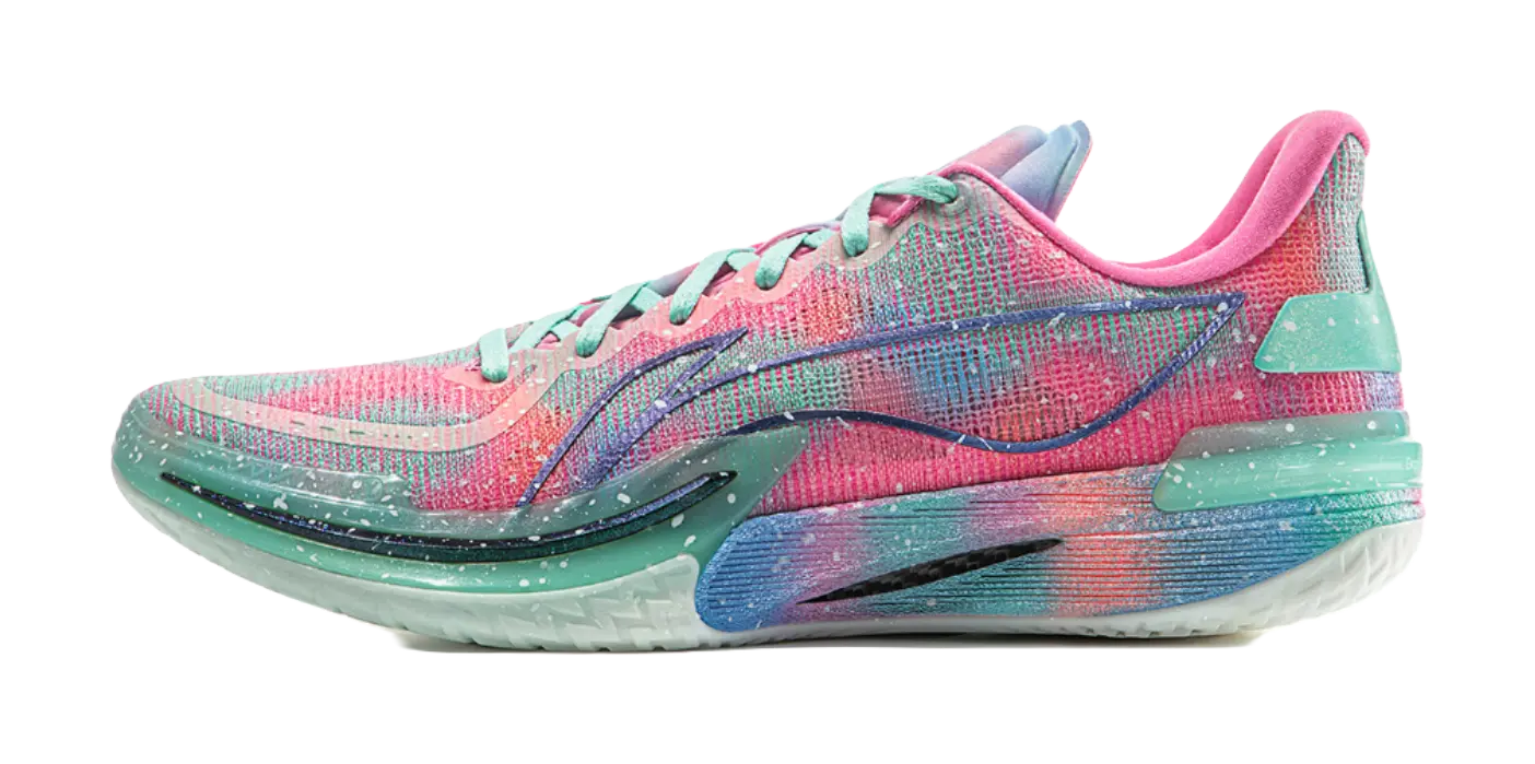 Li Ning Gamma Men's Low-Top Basketball Shoes Neon Pink