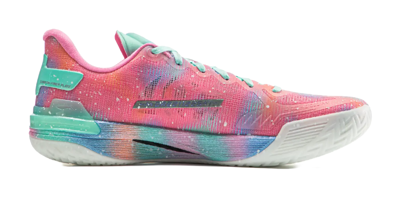Li Ning Gamma Men's Low-Top Basketball Shoes Neon Pink - Image 3