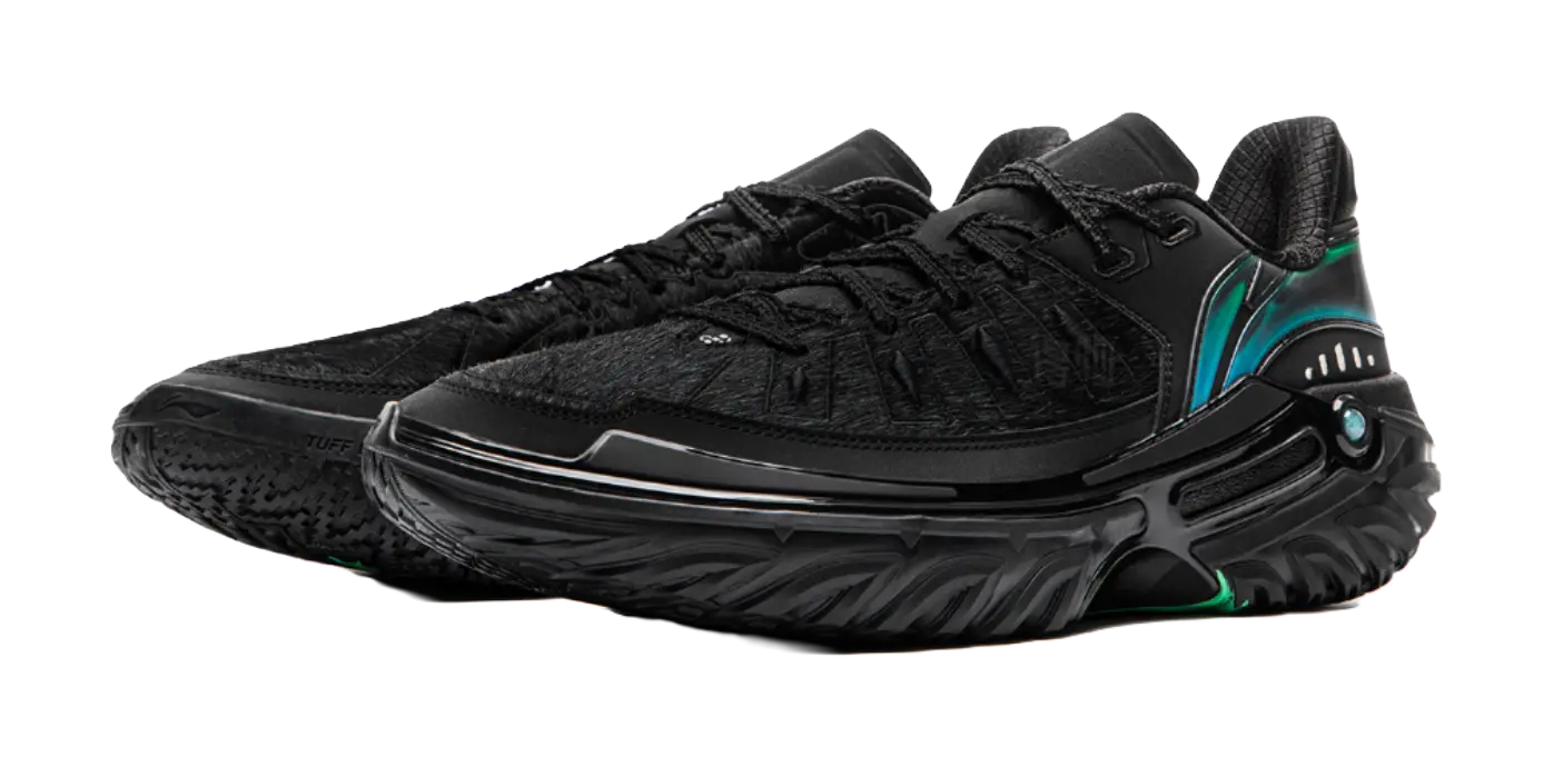 Li Ning Jie Ao 2 Men's Low Top Basketball Shoes - Black Panther - Image 3