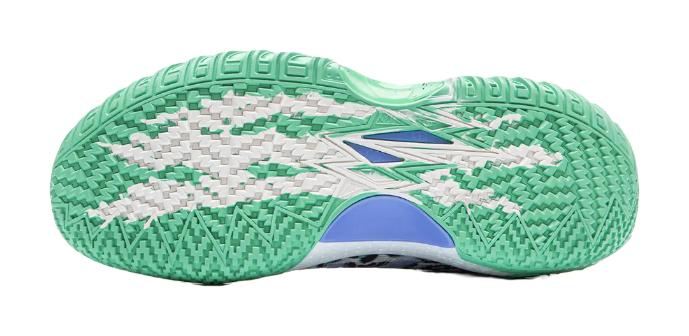 Li Ning Jie Ao 2 Men's Low Top Outdoor Basketball Shoes - White/Black/Green - Image 8