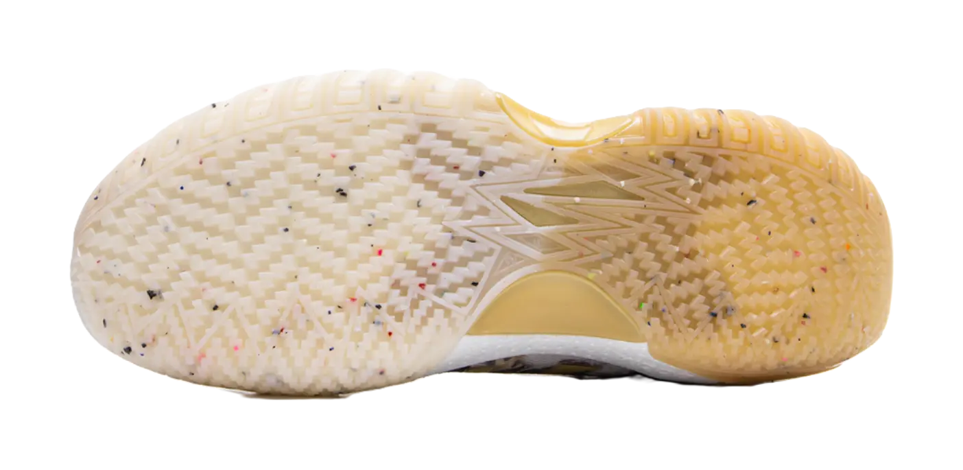 Li Ning Jie Ao 2 Men's Low-Top Basketball Shoes - White/Brown - Image 7