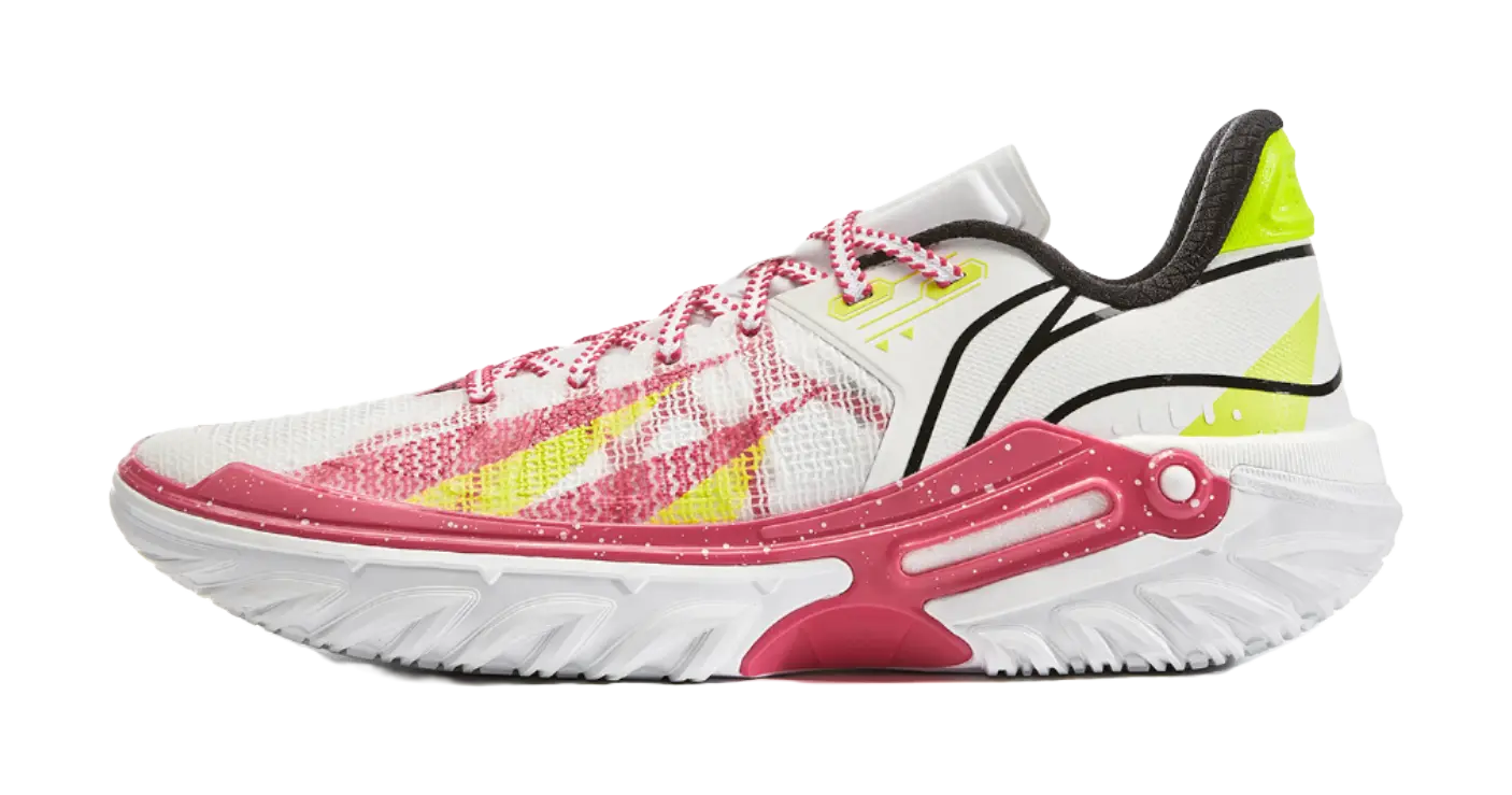 Li Ning Jie Ao 2 Men's Low-Top Basketball Shoes White/Red