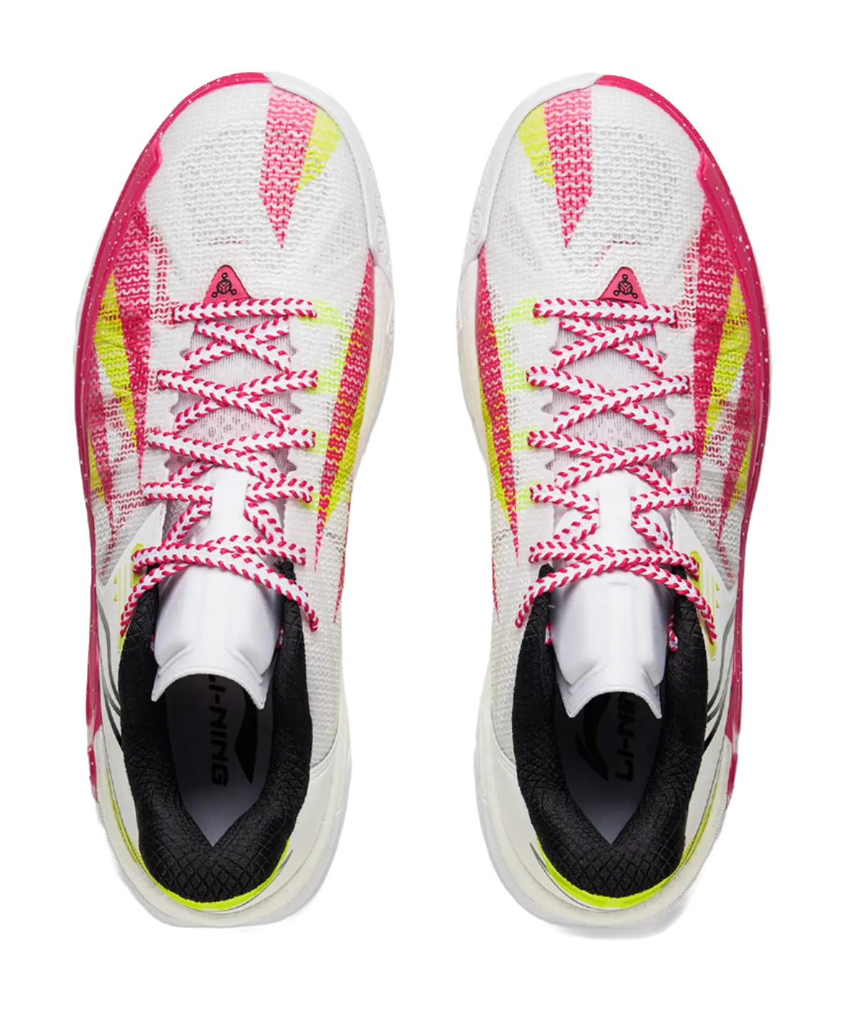 Li Ning Jie Ao 2 Men's Low-Top Basketball Shoes White/Red - Image 5
