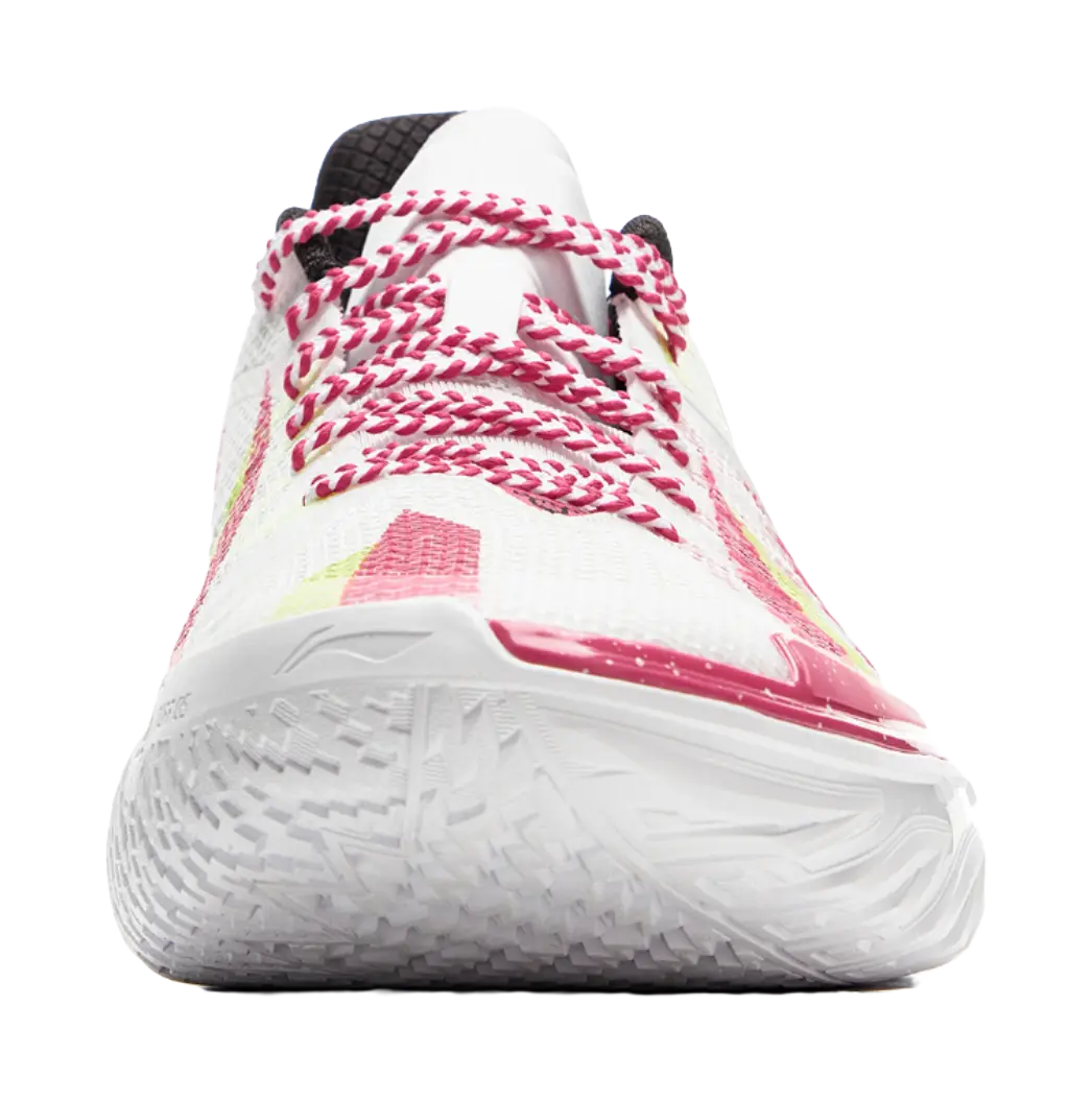Li Ning Jie Ao 2 Men's Low-Top Basketball Shoes White/Red - Image 6