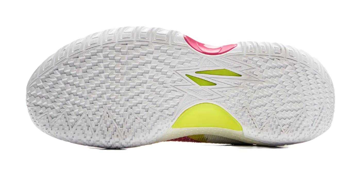 Li Ning Jie Ao 2 Men's Low-Top Basketball Shoes White/Red - Image 8