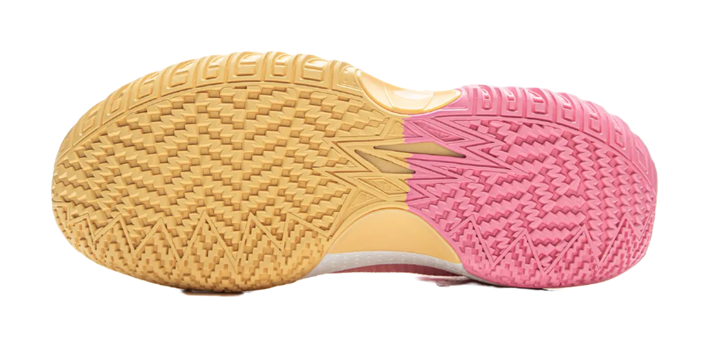 Li Ning Jie Ao 2 High Basketball Shoes Men's High Top Fairy Pink/Soft Apricot Yellow - Image 8