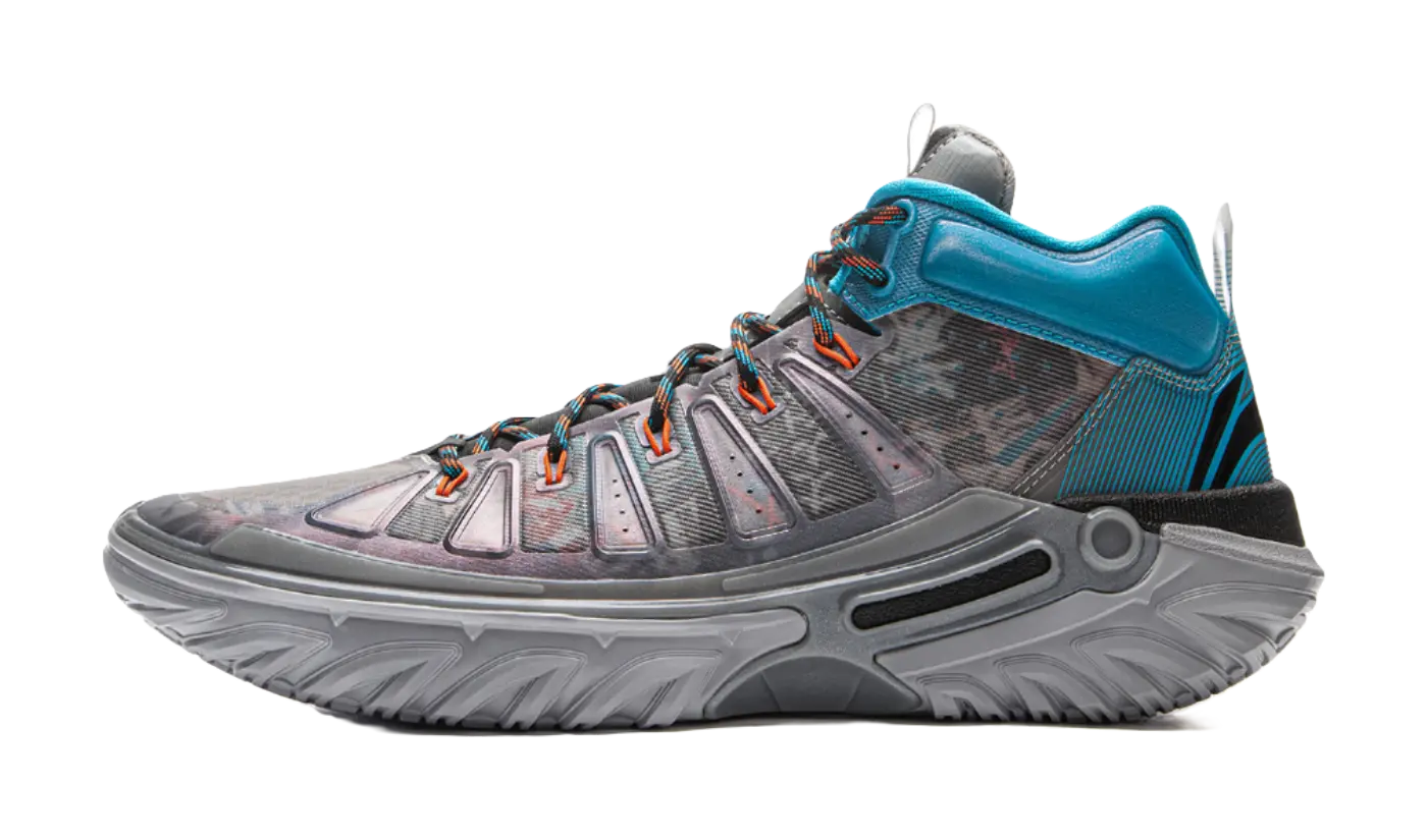 Li Ning Jie Ao 2 High Basketball Shoes Men's Shark Gray/Black