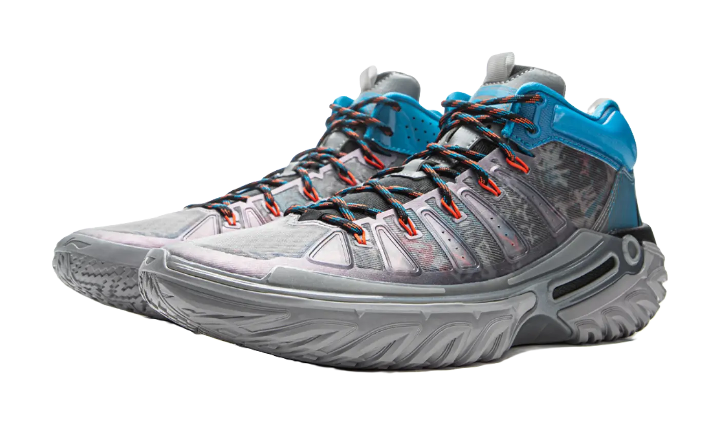 Li Ning Jie Ao 2 High Basketball Shoes Men's Shark Gray/Black - Image 4