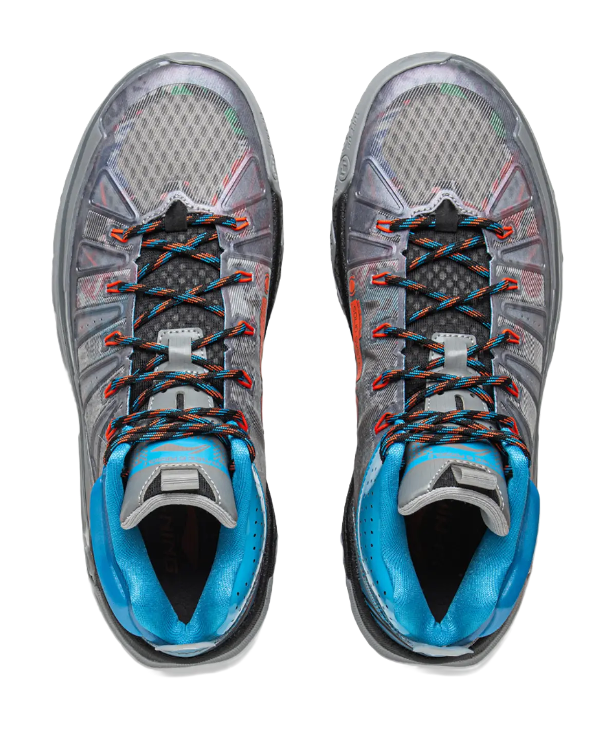 Li Ning Jie Ao 2 High Basketball Shoes Men's Shark Gray/Black - Image 5