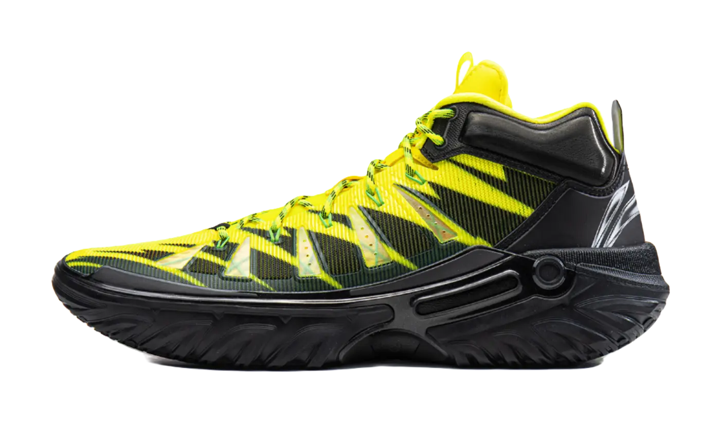 Li Ning Jie Ao 2 High Basketball Shoes Men's Yellow/Black
