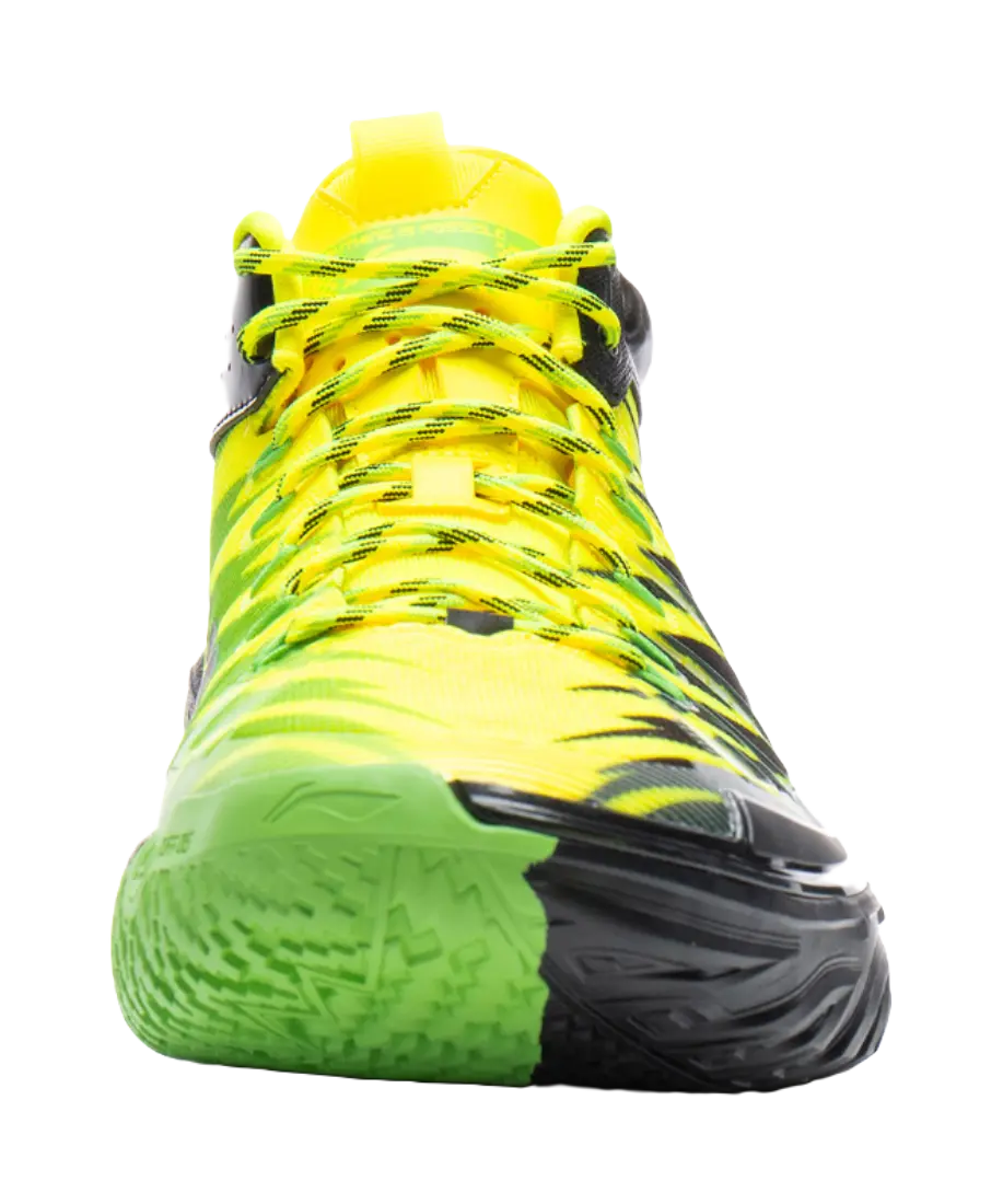 Li Ning Jie Ao 2 High Basketball Shoes Men's Yellow/Black - Image 6