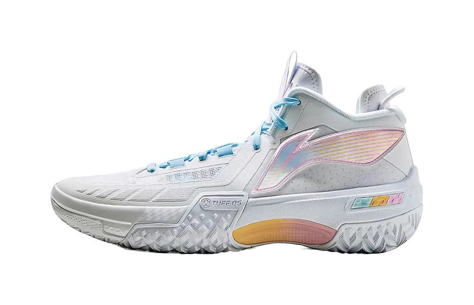 Li Ning Jie Ao Men's Mid-Top Outdoor Basketball Shoes - Cushioned, Slip & Abrasion Resistant