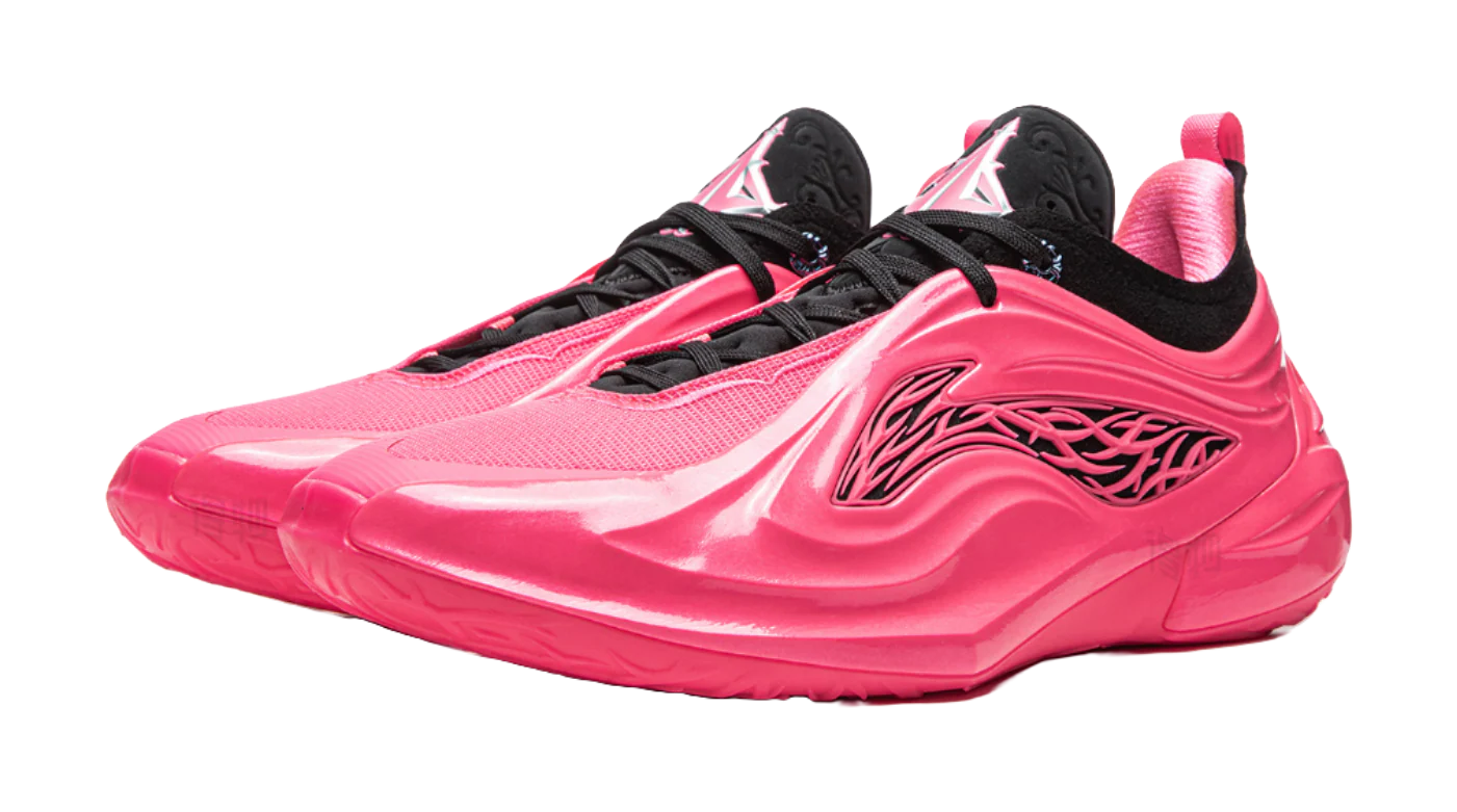 Li-Ning Jimmy Butler 4 JB4 "Black Pink" - Basketball Shoes for Men Pink Black - Image 3