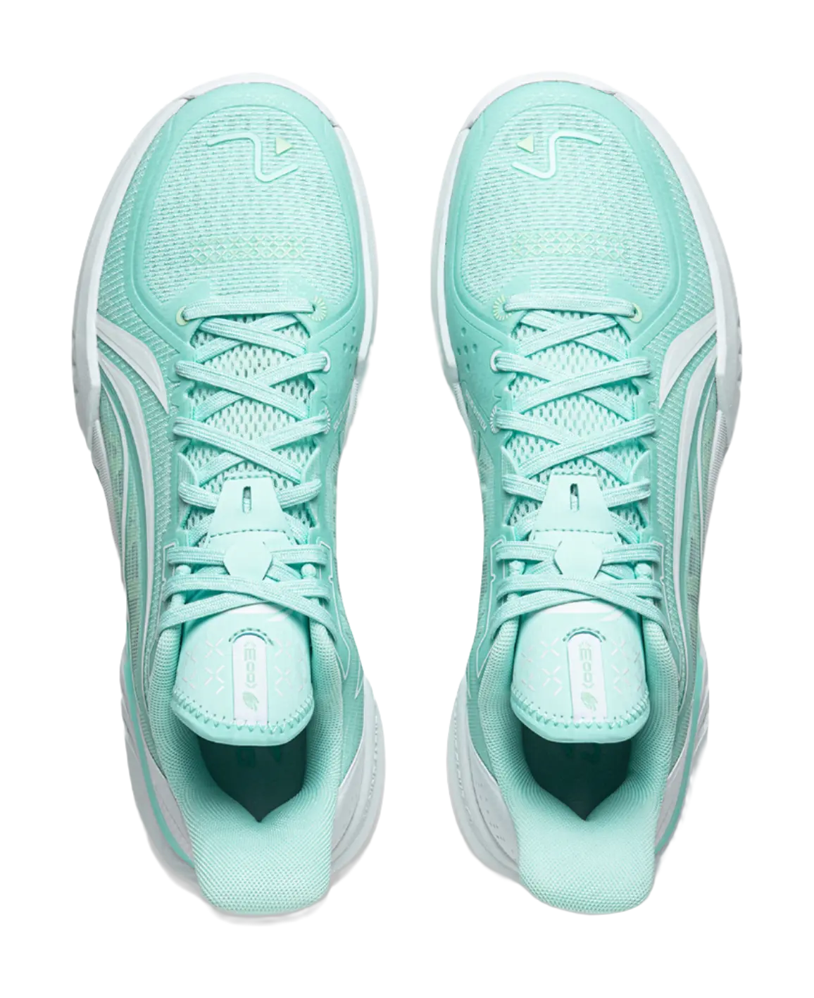 Li Ning Light Speed 3 Men's Basketball Shoes - Low Top Island Blue/White - Image 5