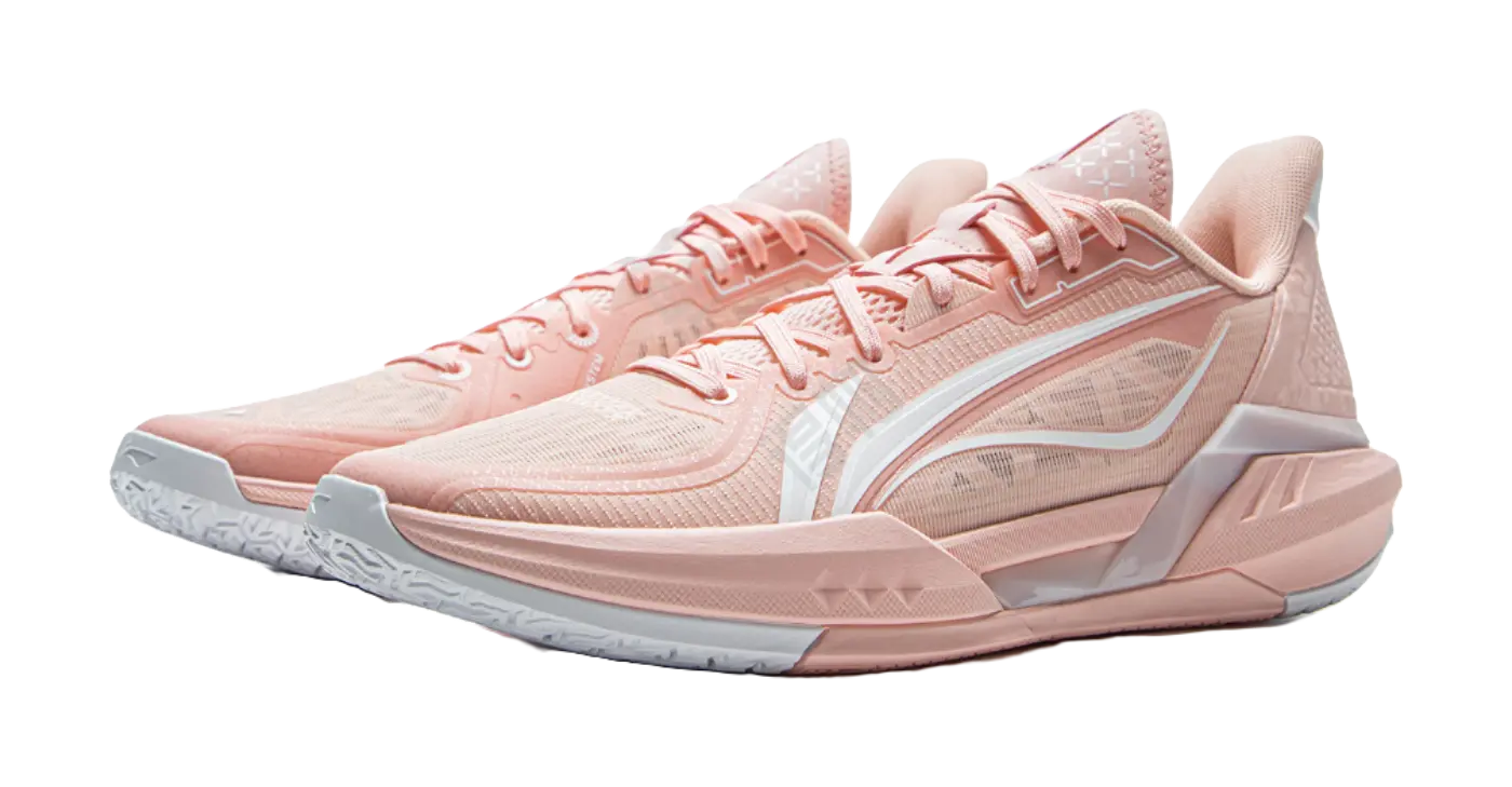 Li Ning Light Speed 3 Men's Basketball Shoes Pink/White - Image 4