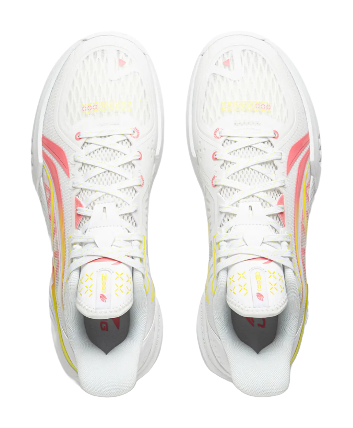 Li Ning Light Speed 3 Men's Low-Top Basketball Shoes White/Pink - Image 5