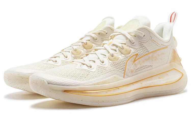Li Ning Liren 3 V2 Low Basketball Shoes Yellow/White - Image 3