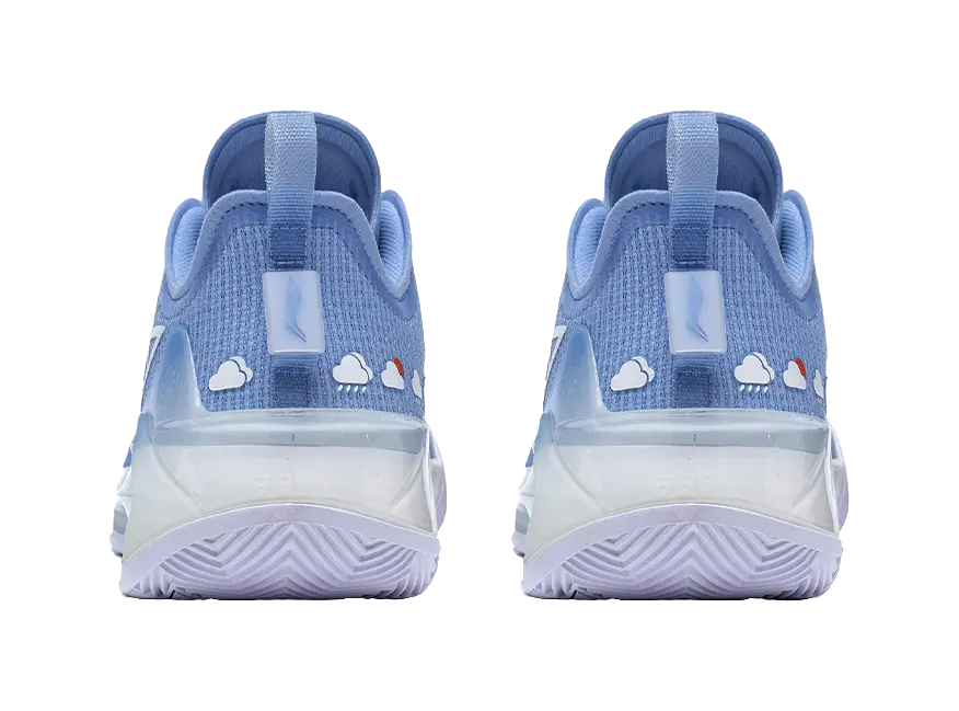 Li-Ning Liren 3 V2 Blue Sky Basketball Shoes - Boom Fiber, Full-Length Cushioning, Slip & Abrasion Resistant, Unisex - Image 4