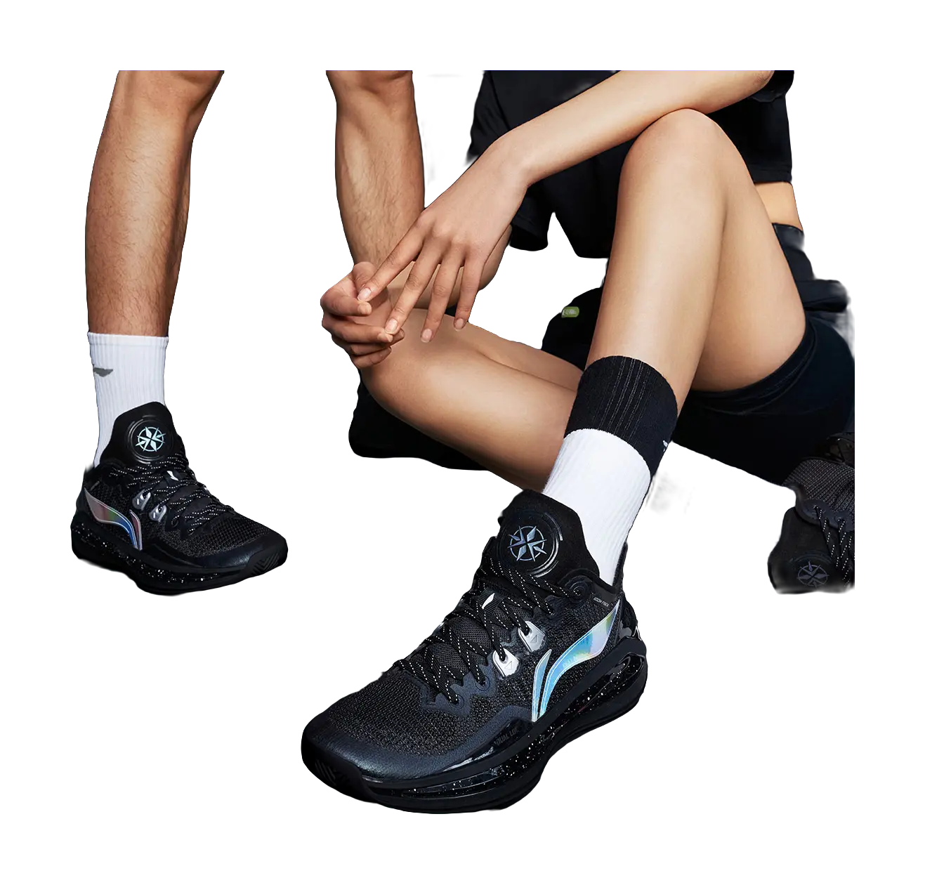 LINING Liren 3 V2 Basketball Shoes Unisex Black - Image 10