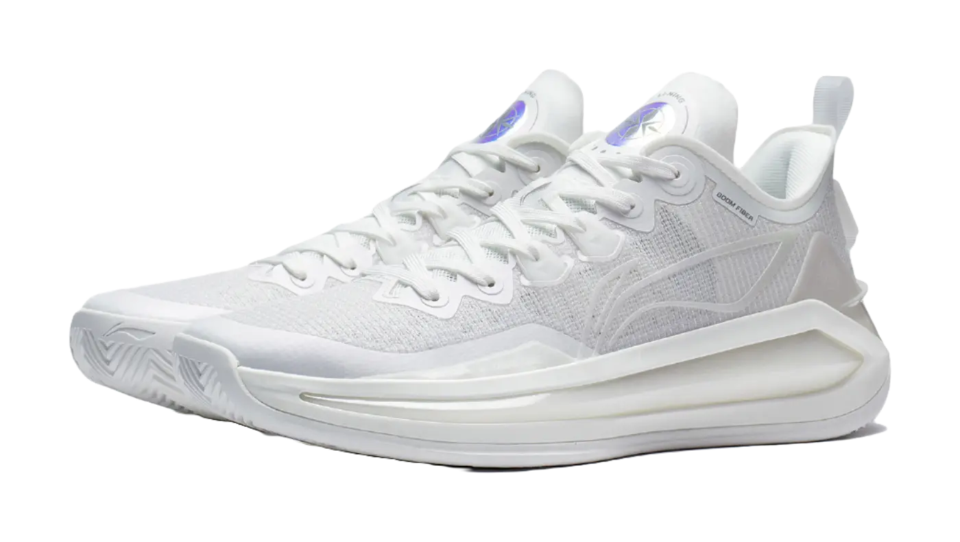 Li-Ning Liren 3 V2 Low Pearl White Basketball Shoes - Unisex Cushioned Court Sneakers - Image 3