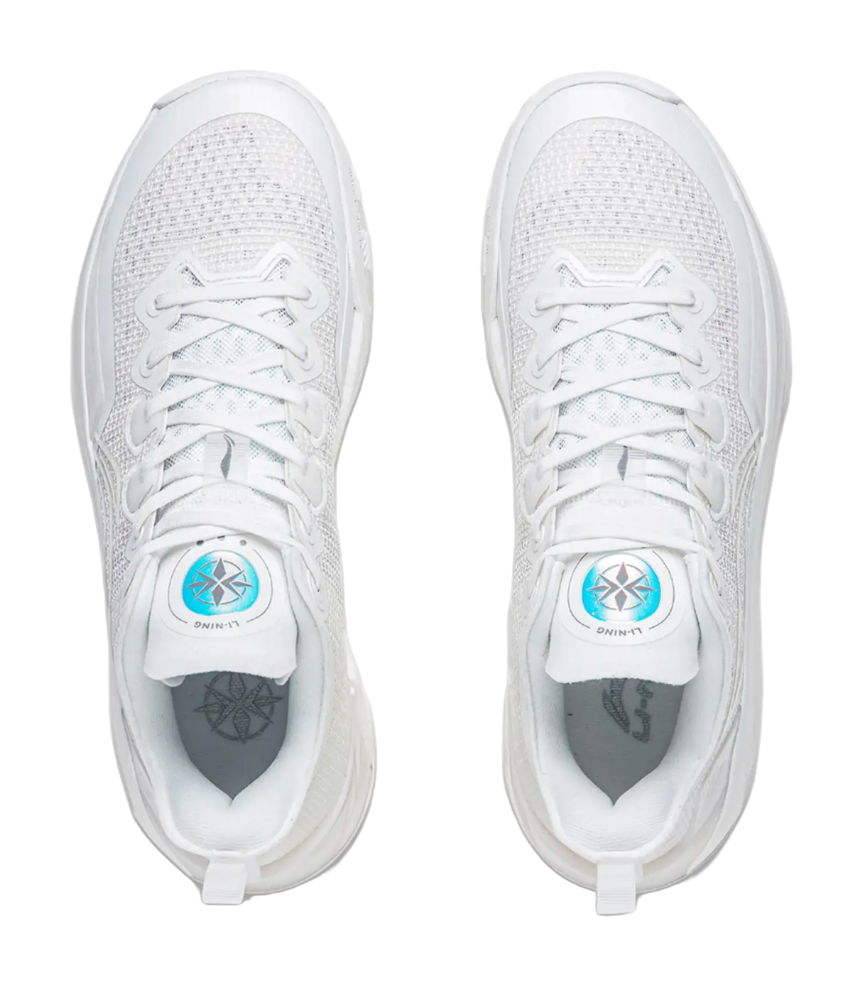 Li-Ning Liren 3 V2 Low Pearl White Basketball Shoes - Unisex Cushioned Court Sneakers - Image 4