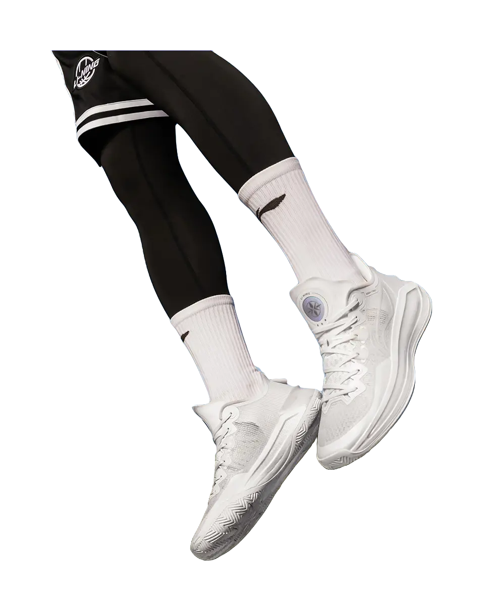 Li-Ning Liren 3 V2 Low Pearl White Basketball Shoes - Unisex Cushioned Court Sneakers - Image 8