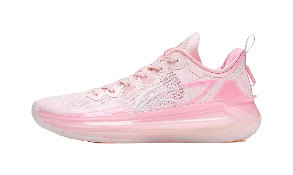 Li Ning Liren 3 V2 Peach Blossom Wine Men's Basketball Shoes Sakura Pink - Image 2