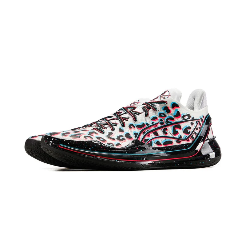 Li-Ning Liren 4 V2 - Men's Basketball Shoes White/Black - Image 3