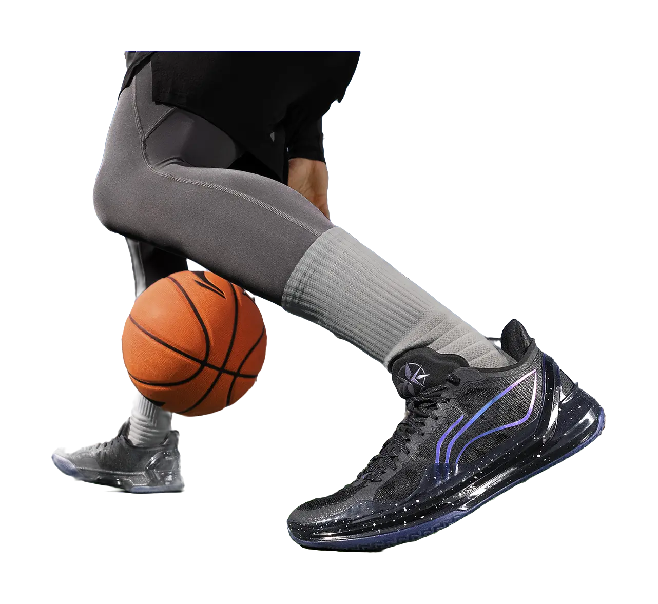 LiNing LiRen 4 V2 Low Basketball Shoes Men's Black - Image 9