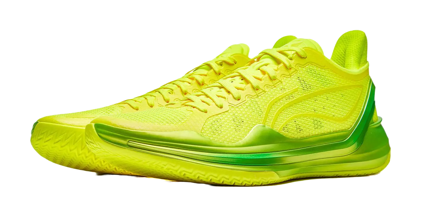 Li-Ning LiRen 4 V2 Low "Mango Yellow" - Basketball Shoes Mens Yellow - Image 3
