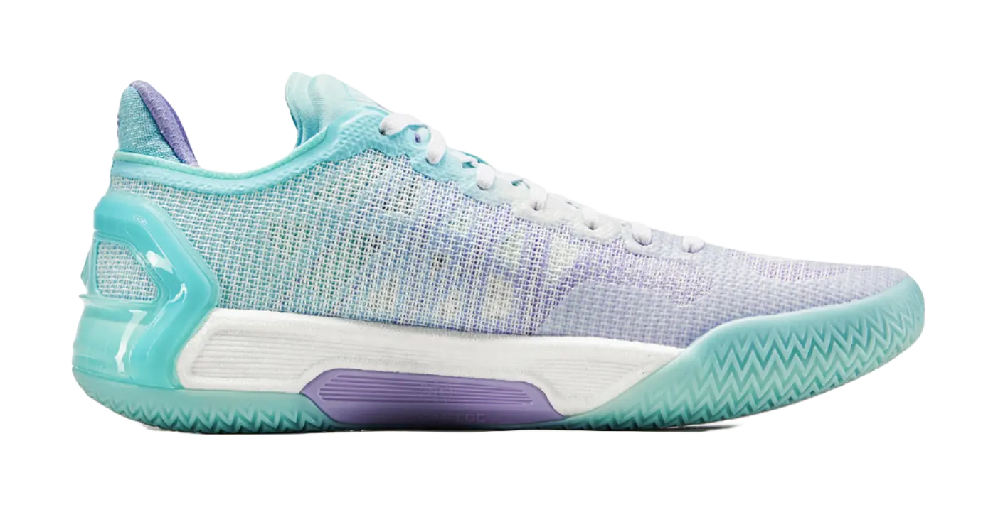 Li-Ning Liren 4V2 - Basketball Shoes - Blue Cyan Purple - Image 2
